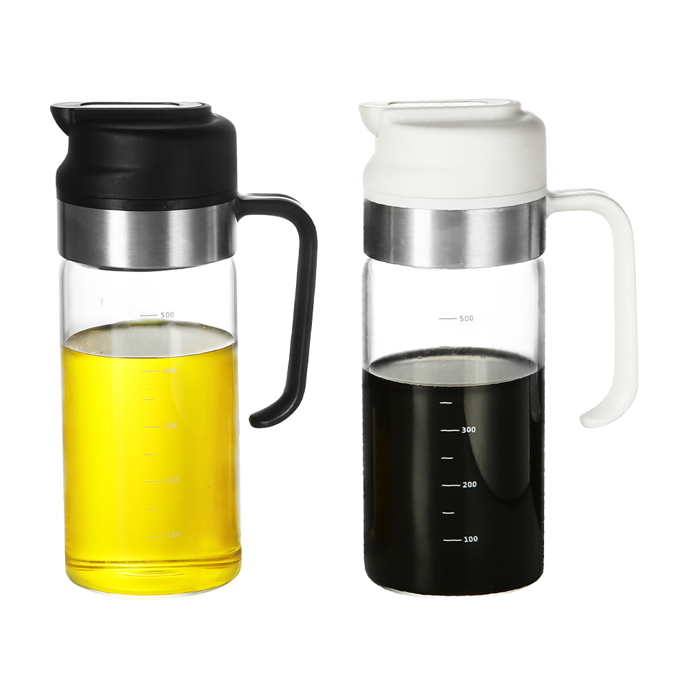 Auto Open Oil/Vinegar Bottle Borosilicate Glass
