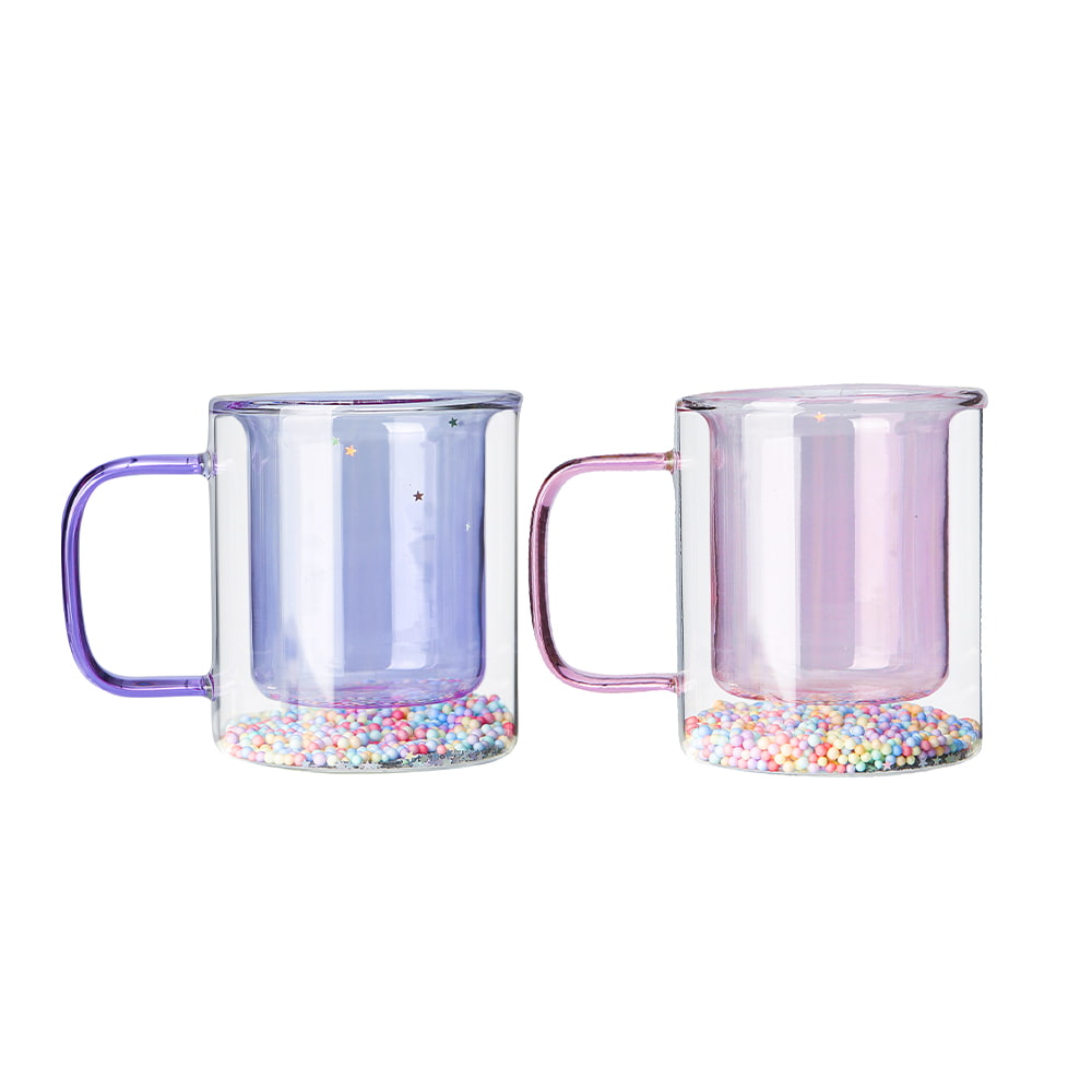 Borosilicate Double Wall Glass Mug