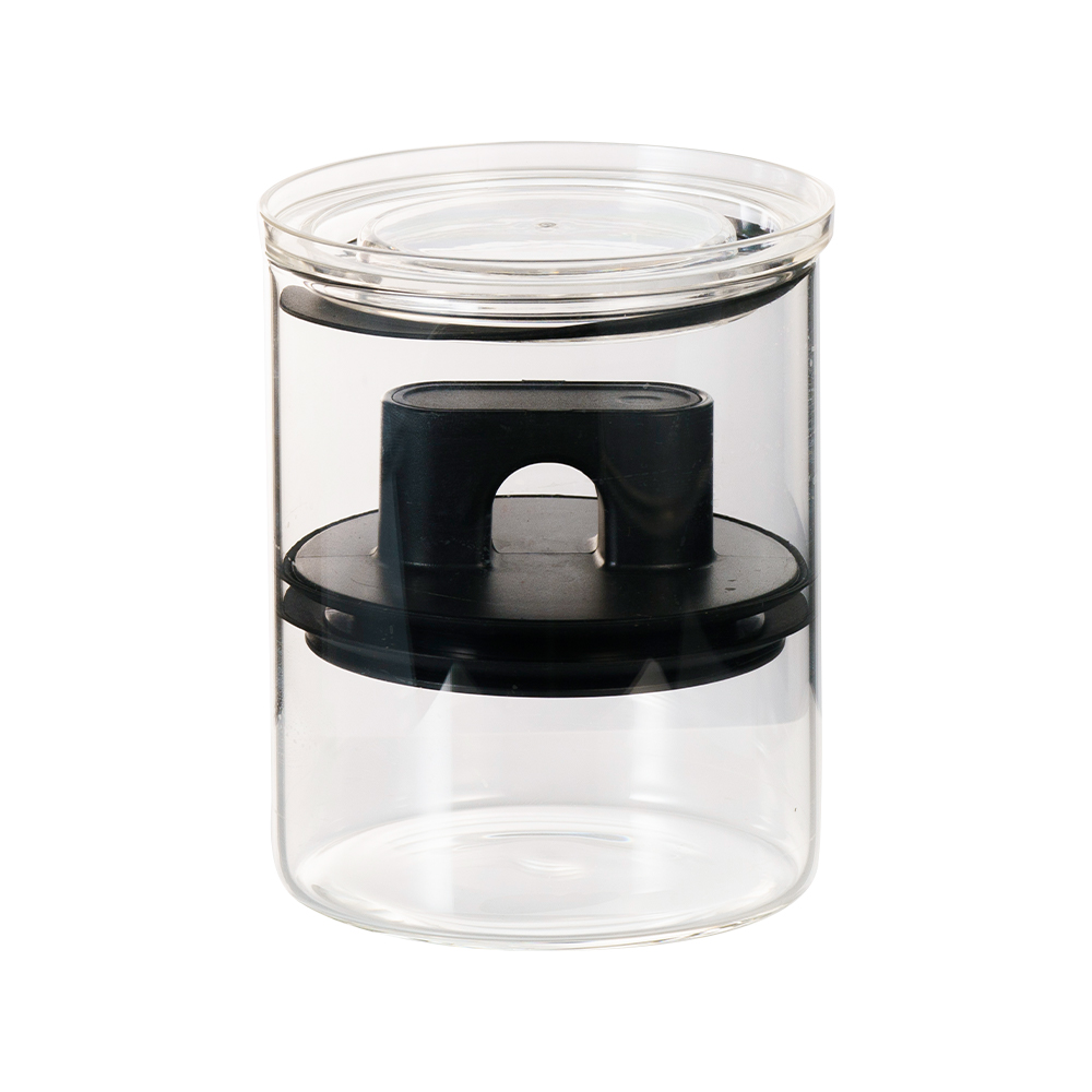 Glass Vacuum Storage Jar