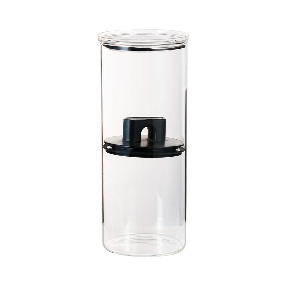 Glass Vacuum Storage Jar