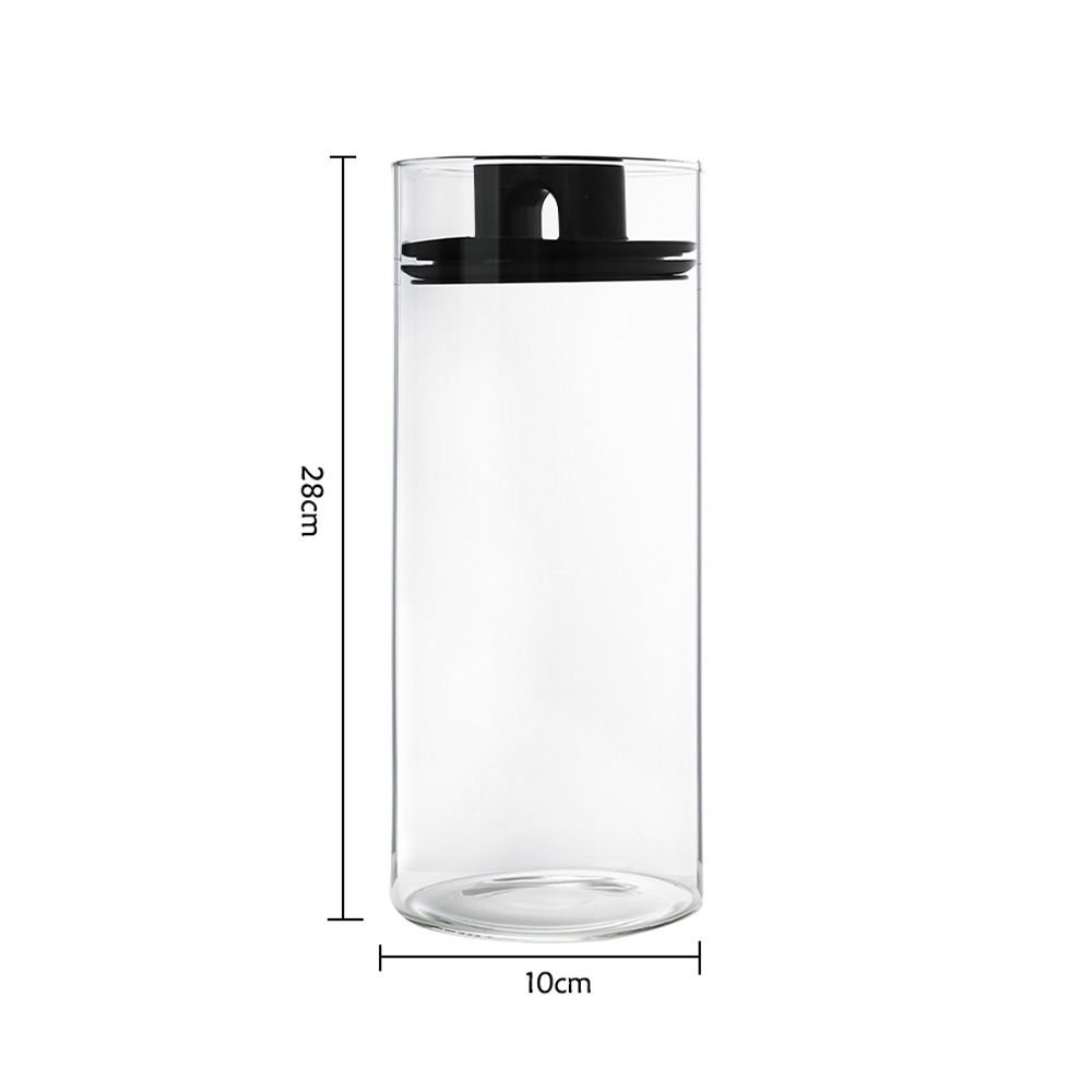 Glass Vacuum Storage Jar