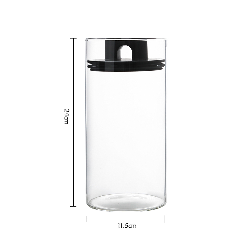 Glass Vacuum Storage Jar