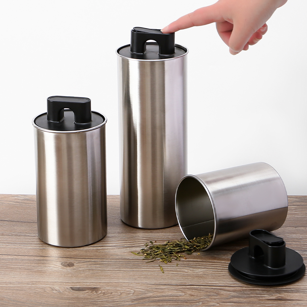 304 Stainless Steel Vacuum Storage Jar