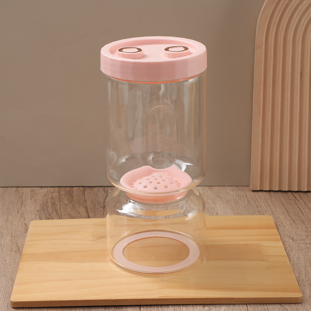 Pickle Jar With Groove Handles