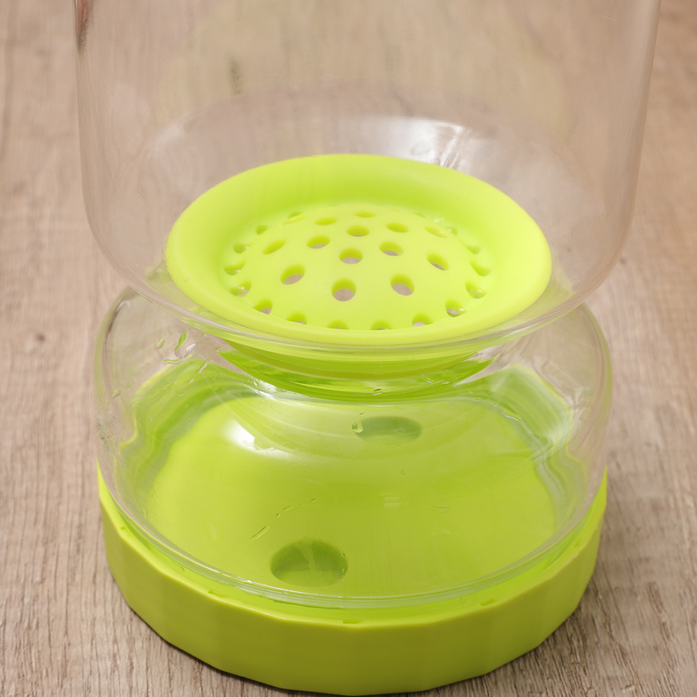 Two Lids Pickle Jar