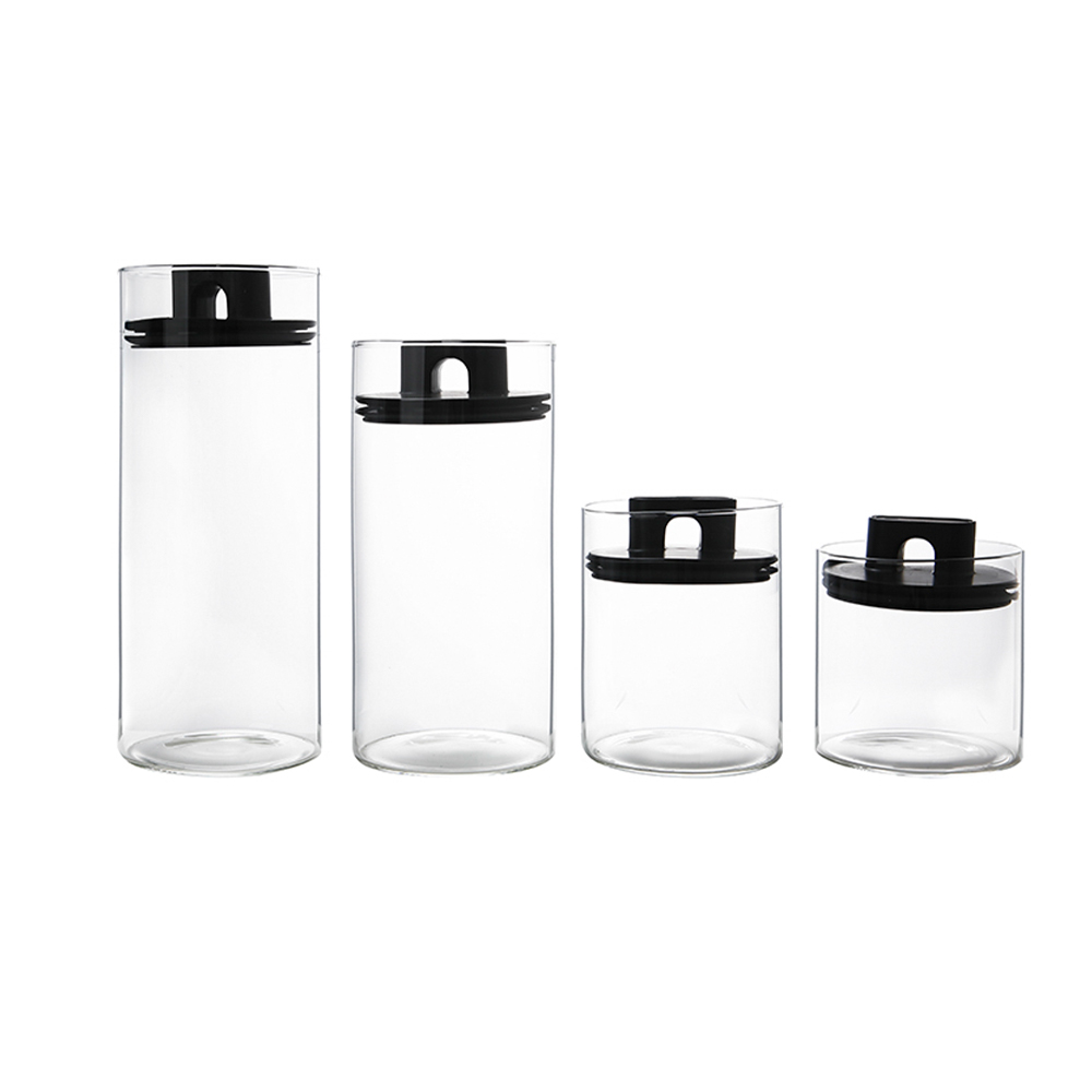Glass Vacuum Storage Jar