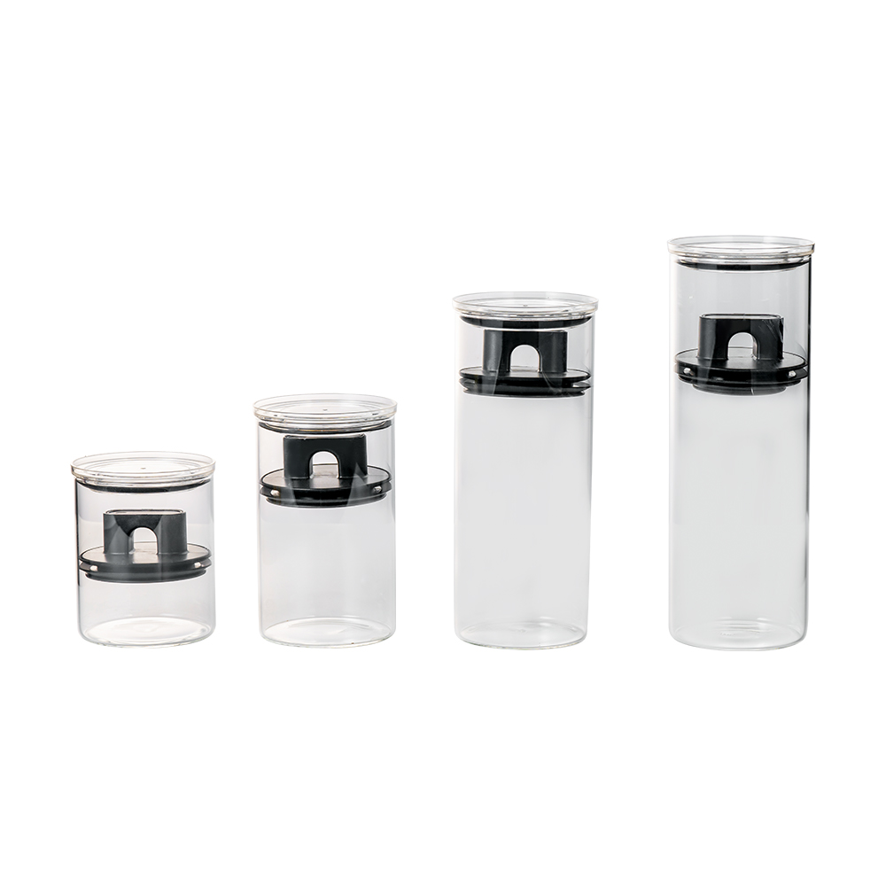Glass Vacuum Storage Jar