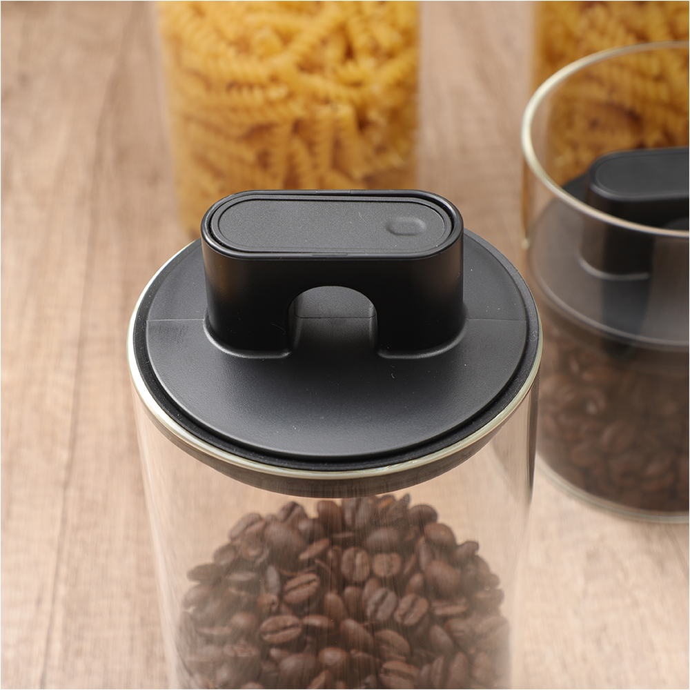 Glass Vacuum Storage Jar