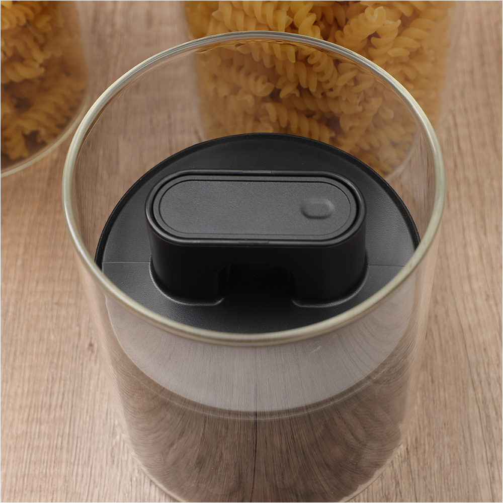 Glass Vacuum Storage Jar