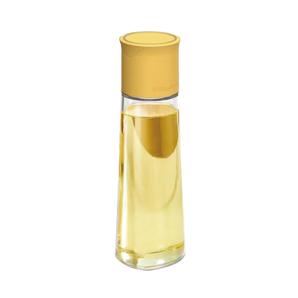 Slim Auto Flip Glass Oil Dispenser Bottle